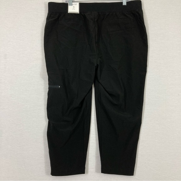 NEW Chico's Black Soft Lightweight Ankle Pull-on Pants XL - Picture 9 of 10